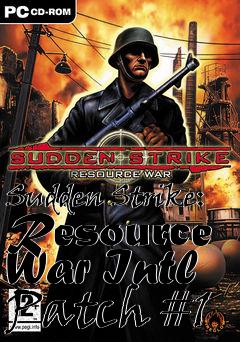 Box art for Sudden Strike: Resource War Intl Patch #1