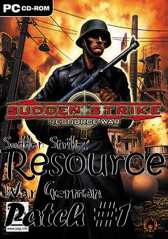 Box art for Sudden Strike: Resource War German Patch #1
