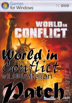 Box art for World in Conflict v1.007 Italian Patch