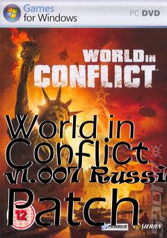 Box art for World in Conflict v1.007 Russian Patch