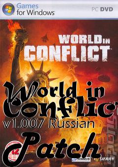 Box art for World in Conflict v1.007 Russian Patch