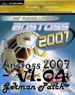 Box art for Anstoss 2007 - v1.04  German Patch