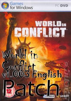 Box art for World in Conflict v1.003 English Patch