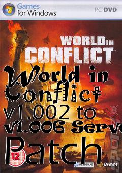 Box art for World in Conflict v1.002 to v1.006 Server Patch