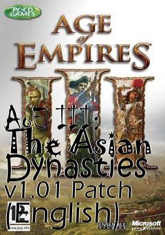 Box art for AoE III: The Asian Dynasties v1.01 Patch (English)