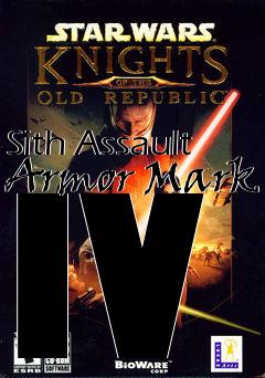 Box art for Sith Assault Armor Mark IV