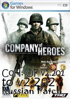 Box art for CoH: OF v2.201 to v2.202 Russian Patch