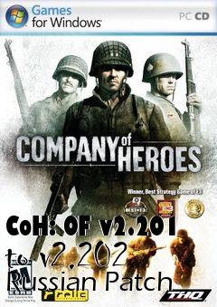 Box art for CoH: OF v2.201 to v2.202 Russian Patch