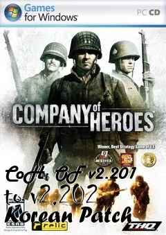 Box art for CoH: OF v2.201 to v2.202 Korean Patch