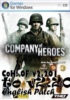 Box art for CoH: OF v2.201 to v2.202 English Patch