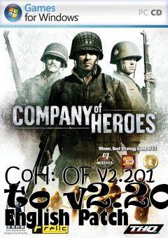 Box art for CoH: OF v2.201 to v2.202 English Patch