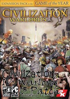 Box art for Civilization IV: Warlords v2.13 Patch