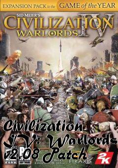 Box art for Civilization IV: Warlords v2.08 Patch