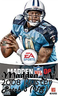 Box art for Madden NFL 2008 Roster Patch 3 (US)