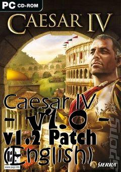 Box art for Caesar IV - v1.0 - v1.2 Patch (English)