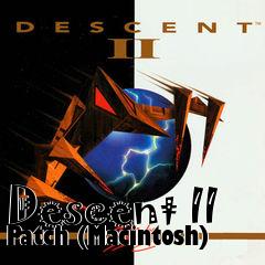 Box art for Descent II Patch (Macintosh)