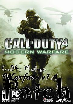 Box art for CoD4: Modern Warfare v1.4 Patch