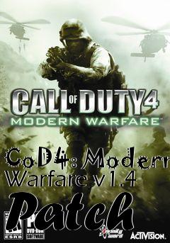 Box art for CoD4: Modern Warfare v1.4 Patch