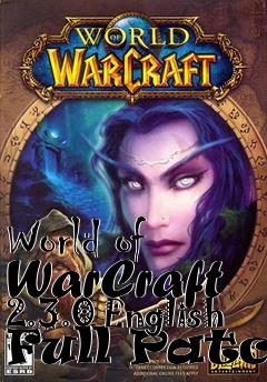Box art for World of WarCraft 2.3.0 English Full Patch