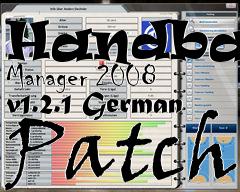 Box art for Handball Manager 2008 v1.2.1 German Patch