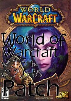 Box art for World of Warcraft v2.1.3 to v2.2.0 US Patch