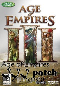 Box art for Age of Empires III patch 1.12 (English)