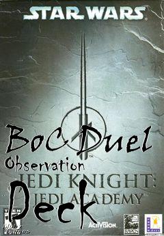 Box art for BoC Duel Observation Deck