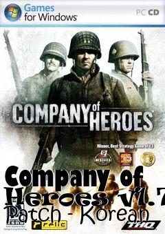 Box art for Company of Heroes v1.71 Patch - Korean