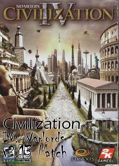 Box art for Civilization IV: Warlords v2.13 Patch