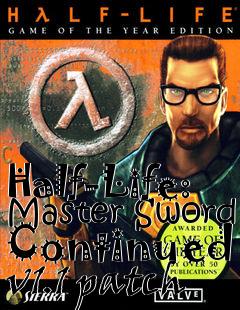 Box art for Half-Life: Master Sword Continued v1.1 patch