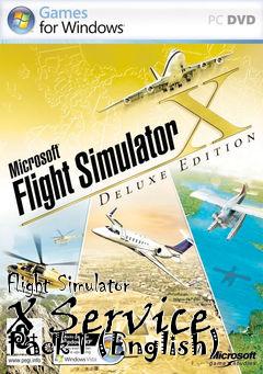 Box art for Flight Simulator X Service Pack 1 (English)