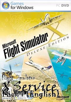 Box art for Flight Simulator X Service Pack 1 (English)