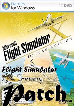 Box art for Flight Simulator X - Scenery Patch