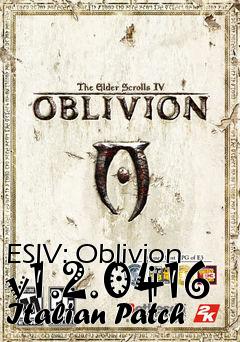 Box art for ESIV: Oblivion v1.2.0416 Italian Patch