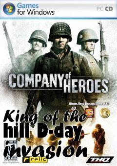 Box art for King of the hill D-day invasion