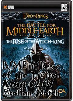 Box art for BfMEII: Rise of the Witch King v2.01 Italian Patch
