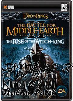 Box art for BfMEII: Rise of the Witch King v2.01 Italian Patch