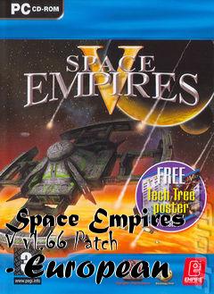 Box art for Space Empires V v1.66 Patch - European