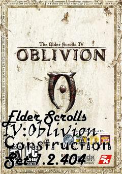 Box art for Elder Scrolls IV:Oblivion Construction Set 1.2.404