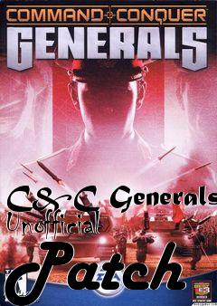 Box art for C&C Generals Unofficial Patch