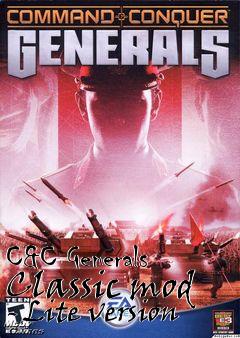 Box art for C&C Generals Classic mod - Lite version