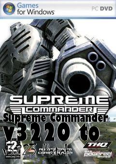 Box art for Supreme Commander v3220 to v3223 Patch