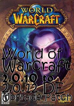 Box art for World of Warcraft 2.0.10 to 2.0.12 DE Upgrade Patch