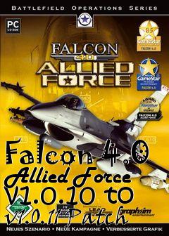 Box art for Falcon 4.0 Allied Force v1.0.10 to v1.0.11 Patch