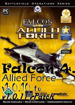 Box art for Falcon 4.0 Allied Force v1.0.10 to v1.0.11 Patch