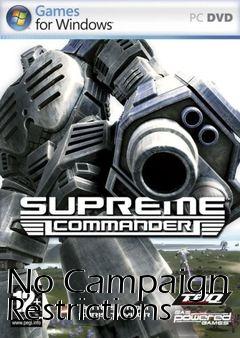 Box art for No Campaign Restrictions