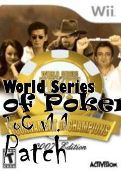 Box art for World Series of Poker: ToC v1.1 Patch