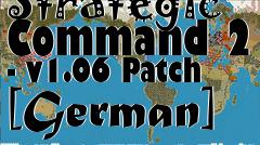 Box art for Strategic Command 2 - v1.06 Patch [German]