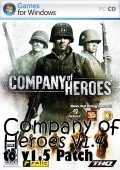 Box art for Company of Heroes v1.4 to v1.5 Patch