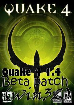 Box art for Quake 4 1.4 Beta patch (win32)